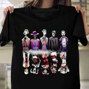 Joker Reflection Harley Quinn Graphics Unisex Shirt